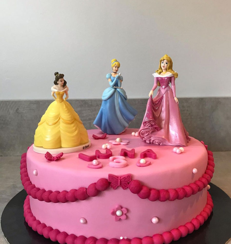 bolo de princesas da disney